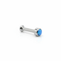 Piercing Micro Punto Opale Blu in titanio