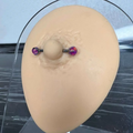 Pallina Piercing Titanio, testina di ricambio anche per piercing nipple