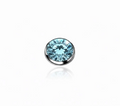 Gioiello Dermal Top Titanio Colore Azzurro, piercing per il corpo colorato