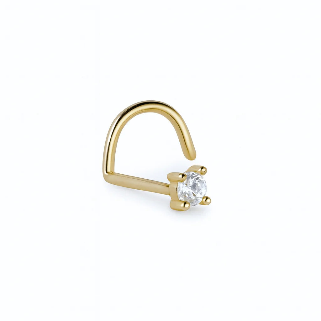 Illumina il tuo viso con Gold Bling Nostril in oro, il piercing per naso dal design elegante e brillante.
Realizzato in oro di alta qualità, è ipoallergenico, sicuro e confortevole anche per le pelli più sensibili, garantendo una lucentezza duratura nel tempo.