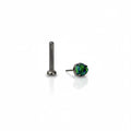 top piercing titanio con opale sintetico forma goccia