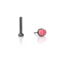 top piercing titanio con opale sintetico forma goccia