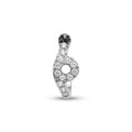 piercing ombelico in titanio, gioiello ombelico con zirconi, piercing ombelico brillante, piercing ombelico elegante, gioielli per piercing, piercing in titanio.