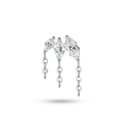 Design con cristalli marquise e catenelle pendenti. Sicuro, leggero e perfetto per Flat e Lobo.