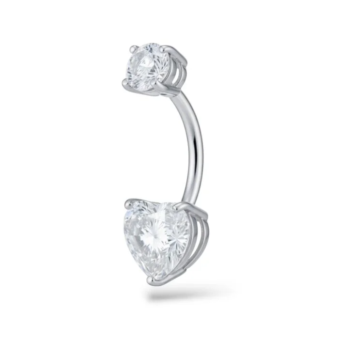 Il Heart Navel in Titanio è il piercing perfetto per chi cerca un gioiello elegante, sicuro e confortevole. Realizzato in titanio di grado implantare, è completamente ipoallergenico e privo di nichel, ideale anche per pelli sensibili.