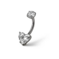 Piercing ombelico Mini Heart Navel con cuore, design delicato e romantico.