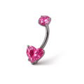 Piercing ombelico Mini Heart Navel con cuore, design delicato e romantico.