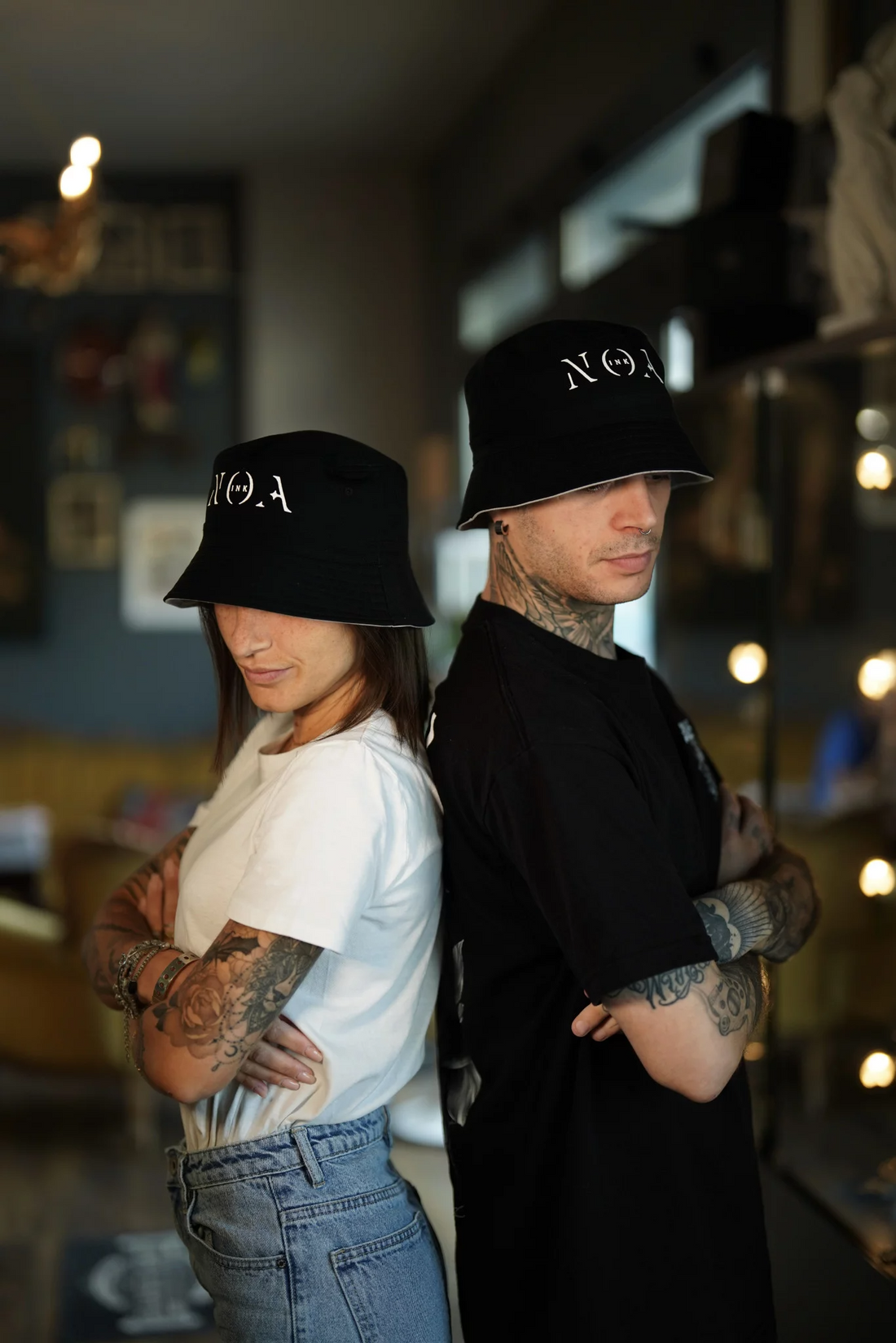 Cappellino Noa Ink Nero – Logo ricamato e stile streetwear unisex