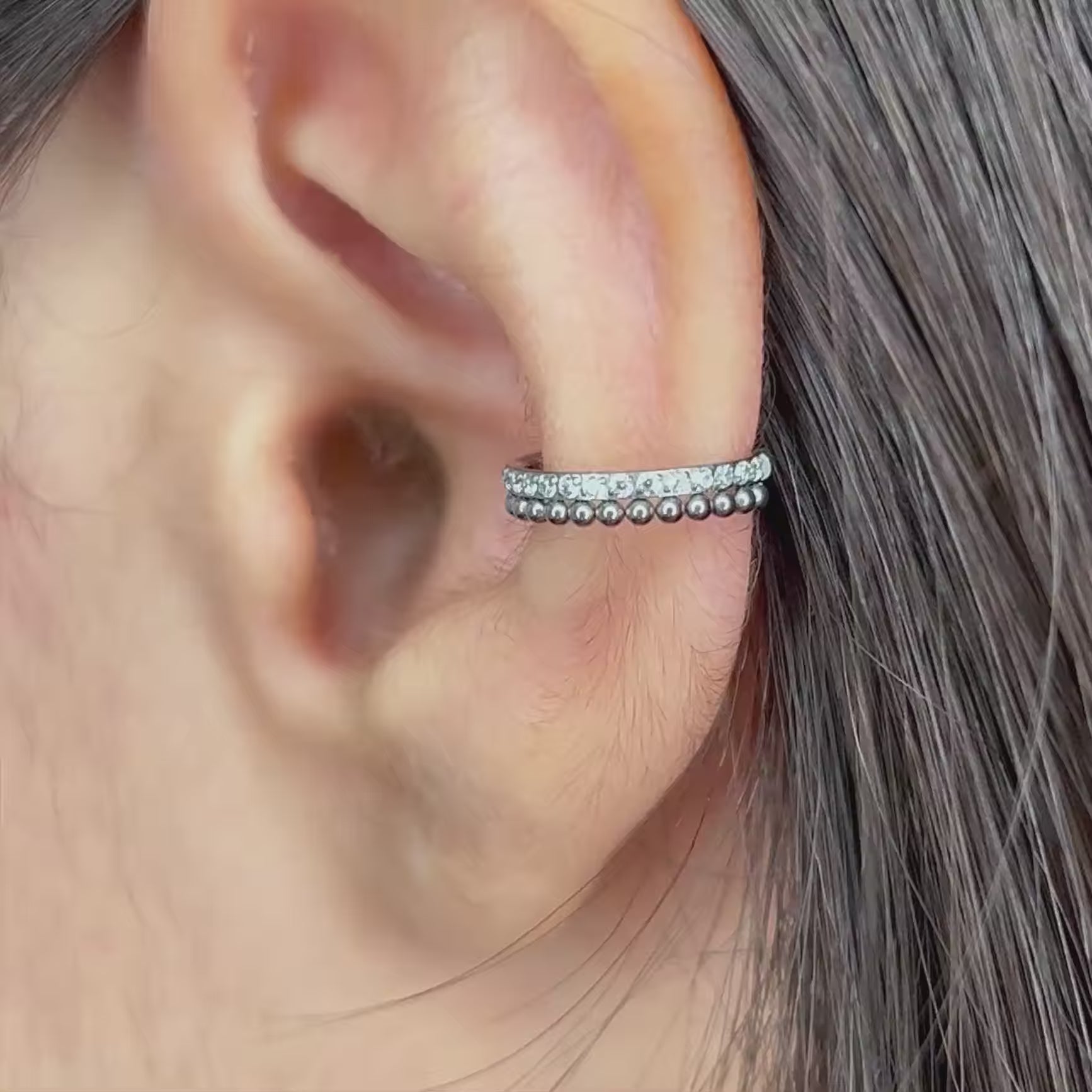 Asia Ring piercing in titanio ipoallergenico – anello per piercing professionale, sicuro e di alta qualità, adatto a vari fori e stili.