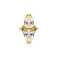 Riri Diamond piercing in oro, gioiello elegante con diamante brillante