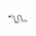 Piercing in titanio Snake Bling con dettaglio snake scintillante, perfetto per uso quotidiano