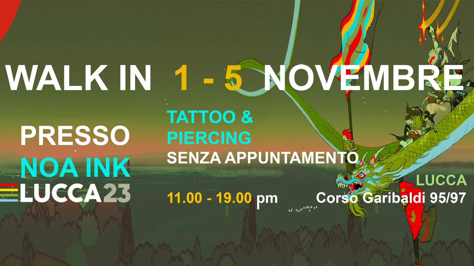 “Noa Ink incontra il Comics di Lucca: dove l’arte del tatuaggio e la cultura pop si fondono.”